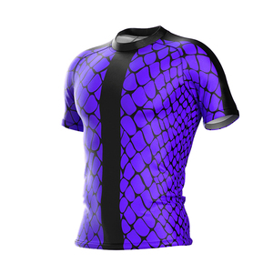 Rashguard entièrement imprimé par sublimation pour adulte, respirant, mi-longueur, séchage rapide, fitness, entraînement, compression, gym - Product Image 1
