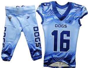 Uniforme de Fútbol Americano con Diseño Personalizado, Impresión por Sublimación, Uniforme Reversible de Alta Calidad, Uniformes de Fútbol Americano Personalizados - Product Image 1