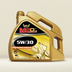 Megzol น้ำมันหล่อลื่นเครื่องยนต์สังเคราะห์ที่ผ่านการรับรอง4L, 5W-30 Mgo 14kg/SN มีเสถียรภาพอุณหภูมิสูงสำหรับเครื่องยนต์เบนซิน/ดีเซล - Product Image 1