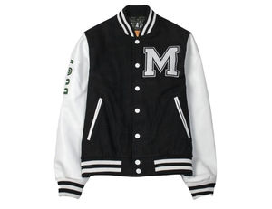 High Quality Letterman Varsity <b>Jackets</b> Wool Genuine Leather Sleeves Stand Front Winter Wear <b>Smart</b> Stylish Men's <b>Jacket</b> 2025 - Product Image 1