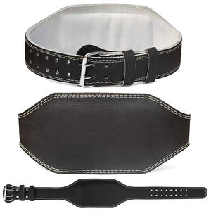 Cinturón de Levantamiento de Pesas de Cuero Genuino al por Mayor de Fábrica, Cinturón de Gimnasio Resistente, Ajustable, con Soporte para la Espalda, Fabricante OEM Personalizado - Product Image 1