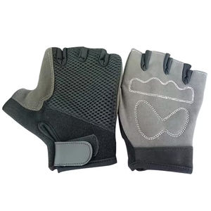 Gants en cuir antidérapants demi-doigt pour l'haltérophilie Fitness Gym cyclisme Yoga musculation entraînement pour la moto - Product Image 5