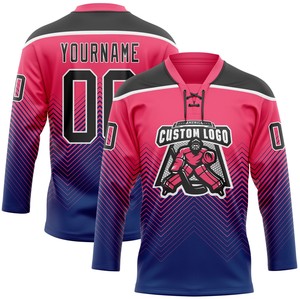 Maillot de hockey sur glace à lacets professionnel, conception personnalisée, OEM ODM - Product Image 4
