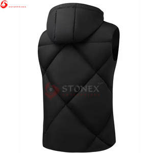 Chaleco Acolchado de Plumón para Hombre, Personalizado con Logotipo, Barato al por Mayor, Cálido para Invierno y Otoño, Talla Grande, Sin Mangas - Product Image 2