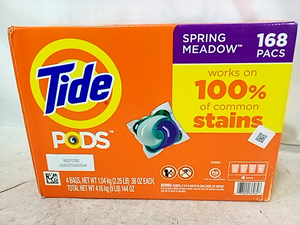 Tide PODS Liquid <b>Laundry</b> <b>Detergent</b> 168 Pacs, Spring Meadow Original Scent - Product Image 5
