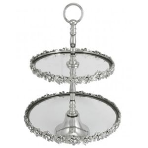 Soporte de plato de pastel multifuncional decorativo hecho a mano soporte de pastel de fruta de Metal de calidad superior - Product Image 5