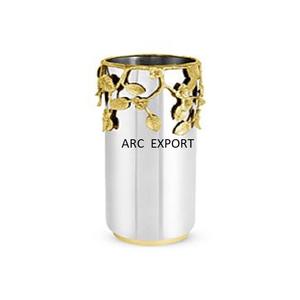 <b>Unique</b> Simple Designer Flower <b>Vase</b> Gold Color Steel Metal Coral New Designer New Flower <b>Vase</b> for Home Living Room Decor <b>Vase</b> - Product Image 5