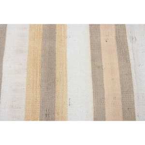 Tapis Moderne en Laine Beige 1.9 X 8.5ft Turc Tabriz Style Rectangle Patchwork Motif pour Adolescent Salon Latex Soutenu - Product Image 5