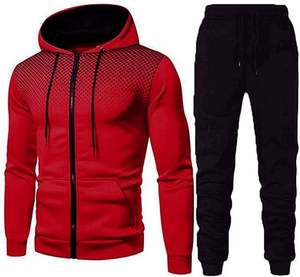 Conjunto de Sudadera con capucha deportiva informal de invierno con estampado de alta tecnología Unisex 2023, sudaderas con capucha, pantalones para correr, opciones de talla grande, transpirable - Product Image 1