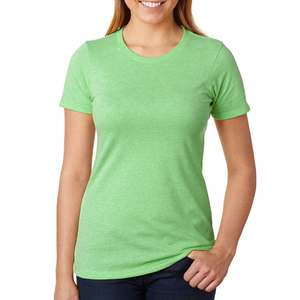 T-shirts en coton pour femmes de qualité supérieure, col rond, manches courtes, respirants, anti-froissement, séchage rapide, streetwear d'été, design personnalisé - Product Image 2