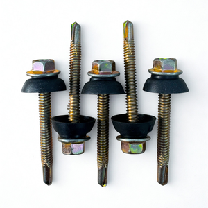 Din 7504 k thép carbon màu vàng kẽm mạ Hex máy giặt đầu tự khoan vít với EPDM máy giặt - Product Image 3