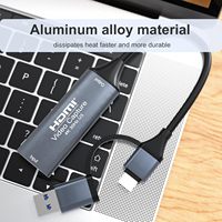 Tarjeta de Captura de Video SYONG 4K USB 3.0 para PC, HDMI, IPTV, Múltiples Salidas de Transmisión para PS4/5, Grabación MP4