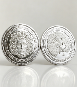 Moneda Conmemorativa Medusa Peacock, Moneda de Metal con Efecto Espejo, Mitología Griega, Moneda Coleccionable, Recuerdo Decorativo, Moneda de Regalo - Product Image 4