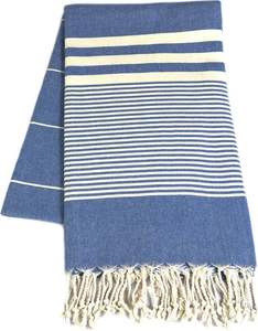 100% algodón orgánico verano Fouta hecho a mano a rayas personalizado turco Hammam Toalla de baño y Golf venta al por mayor India Toallas de playa - Product Image 6
