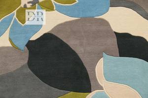 100% Nouvelle-Zélande Laine Tapis Tufté À La Main De Haute Qualité Grande Surface Conception Florale Fleurs Brillantes pour La Maison Utilisation Du Sol Salon Hall - Product Image 6