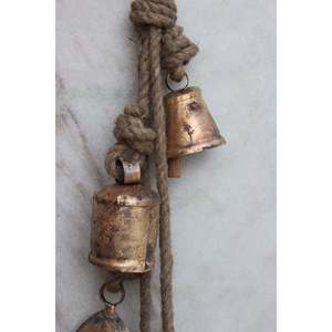 Carillons à vent rustiques en forme de clochettes de vache, décoration artistique moderne, carillons d'harmonie pour patio, jardin, extérieur, carillons à vent en métal pour la décoration de la pièce - Product Image 5