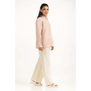 เสื้อเชิ้ตผ้าลินินลำลองสำหรับฤดูใบไม้ผลิ/ฤดูร้อน ทรงปกติ ดีไซน์เรียบง่ายทันสมัย WM-CS-SS25-415 - Product Image 1