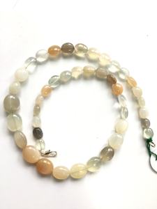 ลูกปัดโอปอลไฟธรรมชาติทรงรีเรียบ สำหรับทำเครื่องประดับอัญมณี สร้อยคอ - Product Image 4