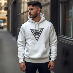 Sudadera con capucha de tendencia para hombre, sudadera de lana de algodón 2025 con logotipo personalizado y opciones OEM/ODM impresas personalizadas - Product Image 1