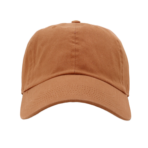 หมวกเบสบอลผ้าฝ้ายนิ่มปรับขนาดได้หมวกเบสบอล6แผงทองแดงแบบคลาสสิก - Product Image 4