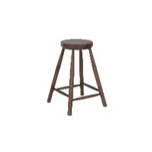 Kualitas terjamin Isha Barstool kayu padat dibuat gaya Modern kursi bar menggunakan pabrik di India Harga Terendah