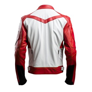 Chaqueta de moto con estilo a la moda, chaqueta de moto de carreras de cuero para hombre, chaqueta de carreras de moto para hombre, nuevo estilo - Product Image 2