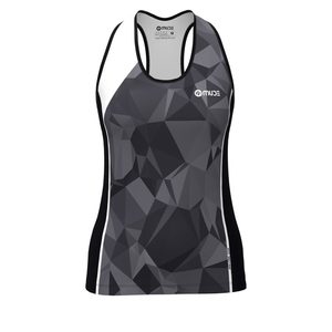 Camiseta Técnica de Mujer para Exteriores, Color Gris Prisma - Product Image 1
