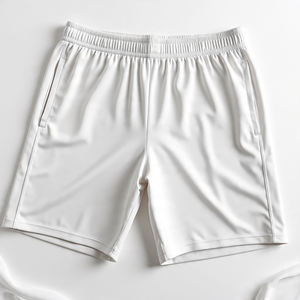 Taille élastique 100% coton Polyester Yoga Fitness exercice Shorts solide motif vêtements de sport pour garçons pour courir Gym Wear - Product Image 2