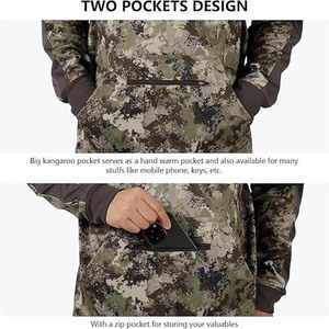 Ropa deportiva Ropa de pesca Sudaderas con capucha Sudaderas para ropa de caza Venta al por mayor Superventas Jersey Fleece Pesca con capucha - Product Image 5