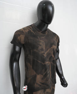 Camiseta de camuflaje de lavado ácido de algodón 100% de alta calidad única hecha a medida al por mayor transpirable y ajuste de gran tamaño - Product Image 6