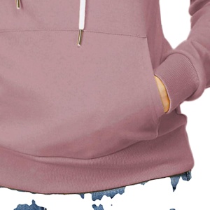 Haute qualité personnalisé femmes en plein air Streetwear coton surdimensionné blanc poids lourd lavé à l'acide pull à capuche pour femme 2026 - Product Image 4
