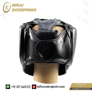 Protège-tête de boxe en cuir PU unisexe de couleur personnalisable pour la protection de la boxe - Product Image 5