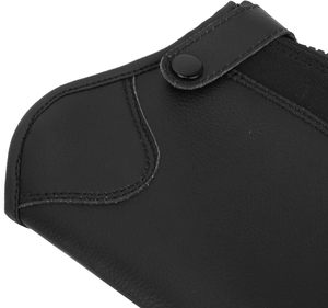 Chap, 1 par de polainas de cuero PU con cremallera para montar a caballo, equipo de medio CHAP, equipo de protección ecuestre Unisex para niños, niño y niña - Product Image 6