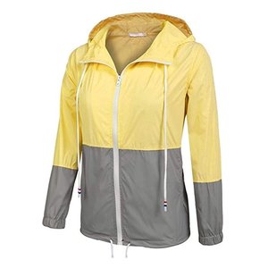 Vestes à fermeture éclair pour femmes grande taille sur mesure, légères, imperméables, coupe-vent, veste d'extérieur - Product Image 5