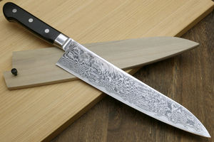 Cuchillo de Cocina de Acero al Carbono de 6.5 Pulgadas con Mango de Madera - Product Image 5