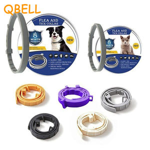 Collier <span class=keywords><strong>Répulsif</strong></span> pour Animaux de Compagnie Qbellpet Réglable en Satin de Luxe <span class=keywords><strong>Huile</strong></span> <span class=keywords><strong>Essentielle</strong></span> de Plantes Naturelles <span class=keywords><strong>Répulsif</strong></span> contre les Moustiques Imperméable Motif Solide - Product Image 1