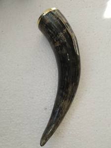 อุปกรณ์ดื่มรูปสัตว์ทำจากเขางานฝีมือยุคกลางสไตล์ทะเลของตกแต่งบ้านทุ่งหญ้าขัดเงา - Product Image 5