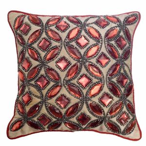 Modern Woven Organic Jute Square <b>Cushion</b> <b>Cover</b> 50x50cm Geometric Striped & Solid Patterns Washable Home Decor - Product Image 4