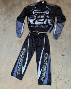 High Quality Trending Custom 2 Piece Jogger Sets Nylon Sweat <b>Pant</b> Windbreaker Summer Men Nylon Men Sets Nylon Tracksuits for Men - Product Image 5