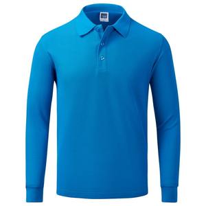 เสื้อโปโลแขนยาวผู้ชายแฟชั่นฤดูร้อนสไตล์เกาหลีเสื้อยืดครึ่งแขนลำลองลายทางปักโลโก้ - Product Image 4