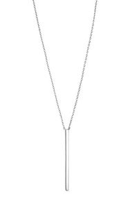 Nouveau Style Simple Forme Géométrique Long Pendentif En Acier Inoxydable Collier Bijoux Pour Femmes Accessoires - Product Image 5