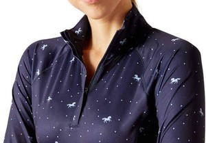 Chemises d'équitation personnalisables en gros à manches longues, durables, respirantes, en Spandex/Polyester, pour la pratique du sport équestre - Product Image 3