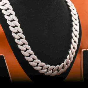 สร้อยเงิน925สไตล์คิวบานประดับเพชรเม็ดเพชรสไตล์ฮิปฮอปแร็ปเปอร์เครื่องประดับร่างกายสำหรับเขาเป็นของขวัญวันเกิด - Product Image 3