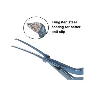 Pinzas de Capsulorrexis para Cirugía Oftálmica Inamura, Instrumentos Quirúrgicos Manuales Reutilizables, Puntas de Acción Cruzada, Base Quirúrgica - Product Image 3