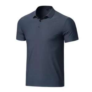 Polo de golf de poliéster de alta calidad personalizable para hombre con logotipo bordado - Product Image 6