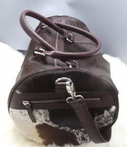 Bolsa de Lona de Viaje de Cuero de Vaca Auténtico de Alta Calidad, Estilo de Moda, Cremallera, Piel de Vaca Natural Auténtica, Unisex - Product Image 2