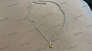 สร้อยคอเงินประดับเพชรโมอิสซาไนต์ทรงหยดน้ำ จี้รูปทรงลูกแพร์ ระยิบระยับ หรูหรา สง่างาม เหมาะสำหรับใส่ในชีวิตประจำวันและงานปาร์ตี้ - Product Image 3