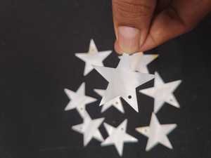 หอยมุกรูปดาวธรรมชาติสั่งทำพร้อมรูเจาะสำหรับตกแต่งเครื่องประดับงานฝีมือและสร้างสรรค์โดยได้รับแรงบันดาลใจจากมหาสมุทร - Product Image 5