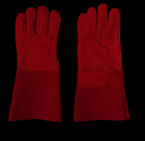 Customized Color And Logo Welding <b>Gloves</b> Hot Arrival Welding <b>Gloves</b> Hot Sale 2025 Comfortable Large Round Welding <b>Gloves</b> - Product Image 3