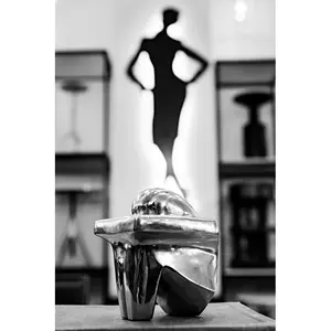 Estatua de Animal Metálica Hecha a Mano, Decoración de Lujo Contemporánea, Regalo Moderno, Escultura Pulida, Zahid Exports, Mayorista - Product Image 5